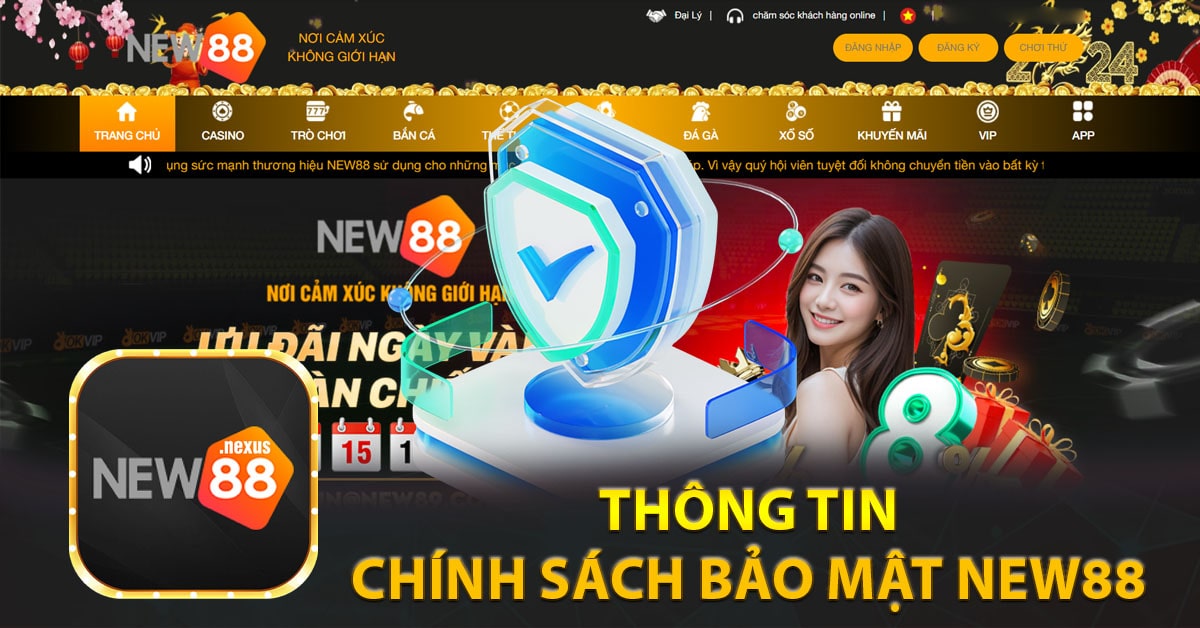 Thông tin Chính sách bảo mật New88