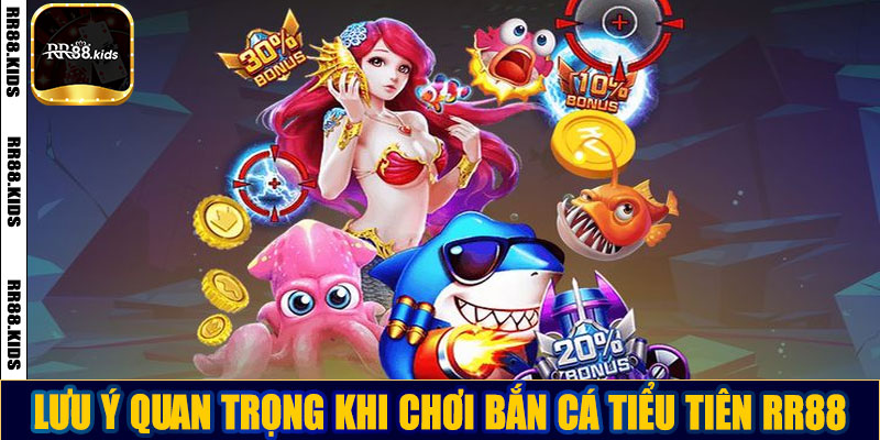 Lưu ý quan trọng khi chơi bắn cá tiểu tiên RR88